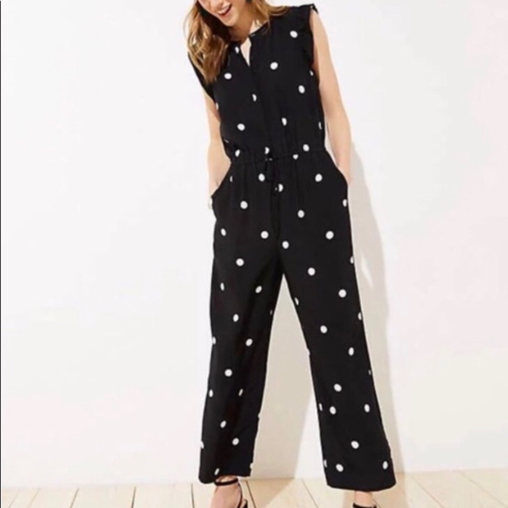 Polka dot jumpsuit